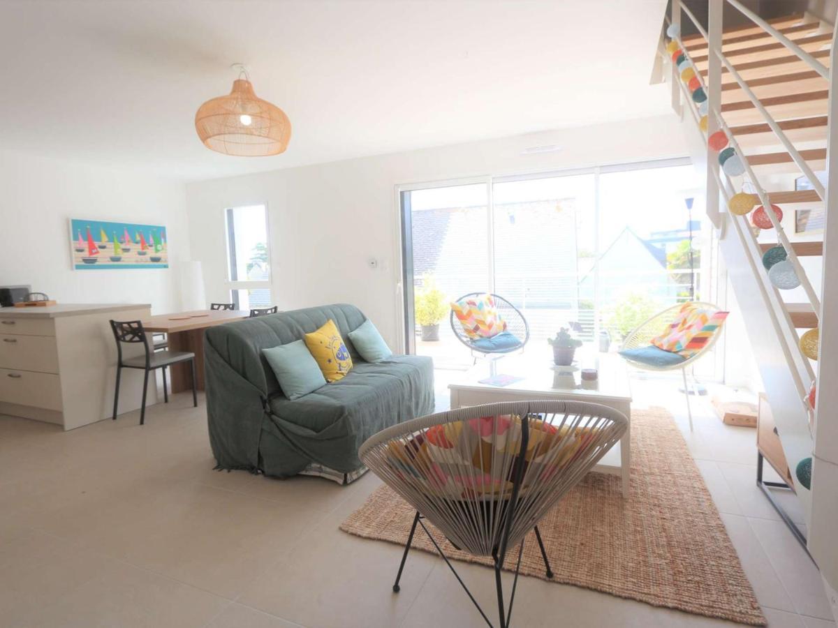Duplex Lumineux A Benodet: Plage Et Thalasso A Pied, Terrasse, Parking Et Abri Velo Inclus - Fr-1-481-117 Exterior foto