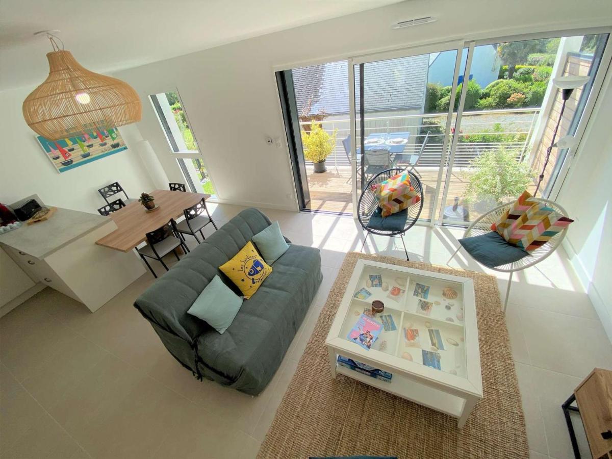 Duplex Lumineux A Benodet: Plage Et Thalasso A Pied, Terrasse, Parking Et Abri Velo Inclus - Fr-1-481-117 Exterior foto